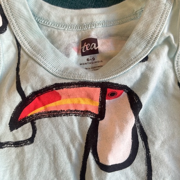 Tea Collection Toucan Romper for baby or toddler - Picture 2 of 3